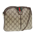 GUCCI GG Supreme Web Sherry Line Shoulder Bag Beige Gold 904 02 047 ki4835