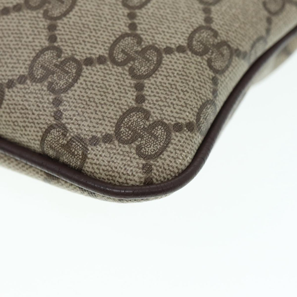 GUCCI GG Supreme Web Sherry Line Shoulder Bag Beige Gold 904 02 047 ki4835