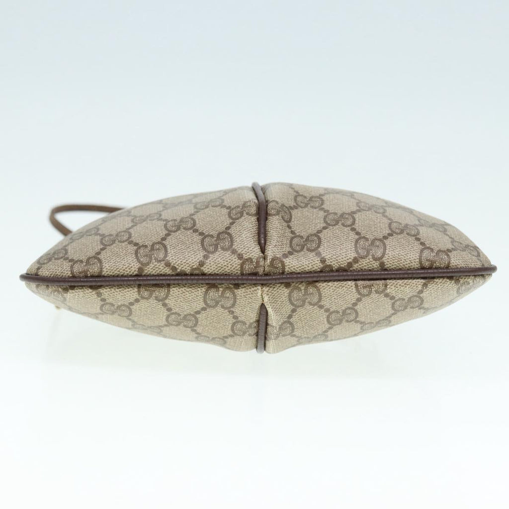 GUCCI GG Supreme Web Sherry Line Shoulder Bag Beige Gold 904 02 047 ki4835