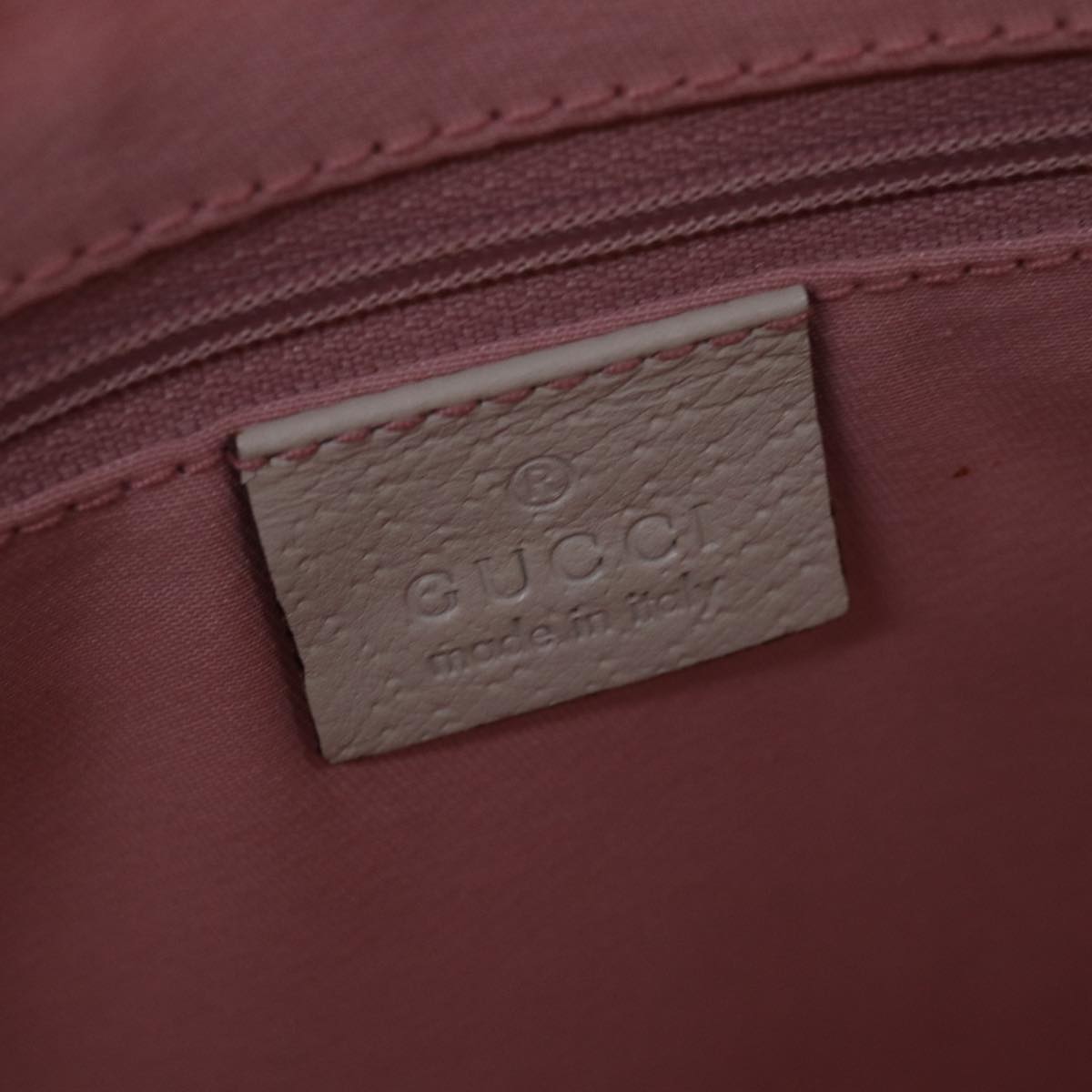 GUCCI GG Canvas Shoulder Bag Pink White Silver 153025 ki4845