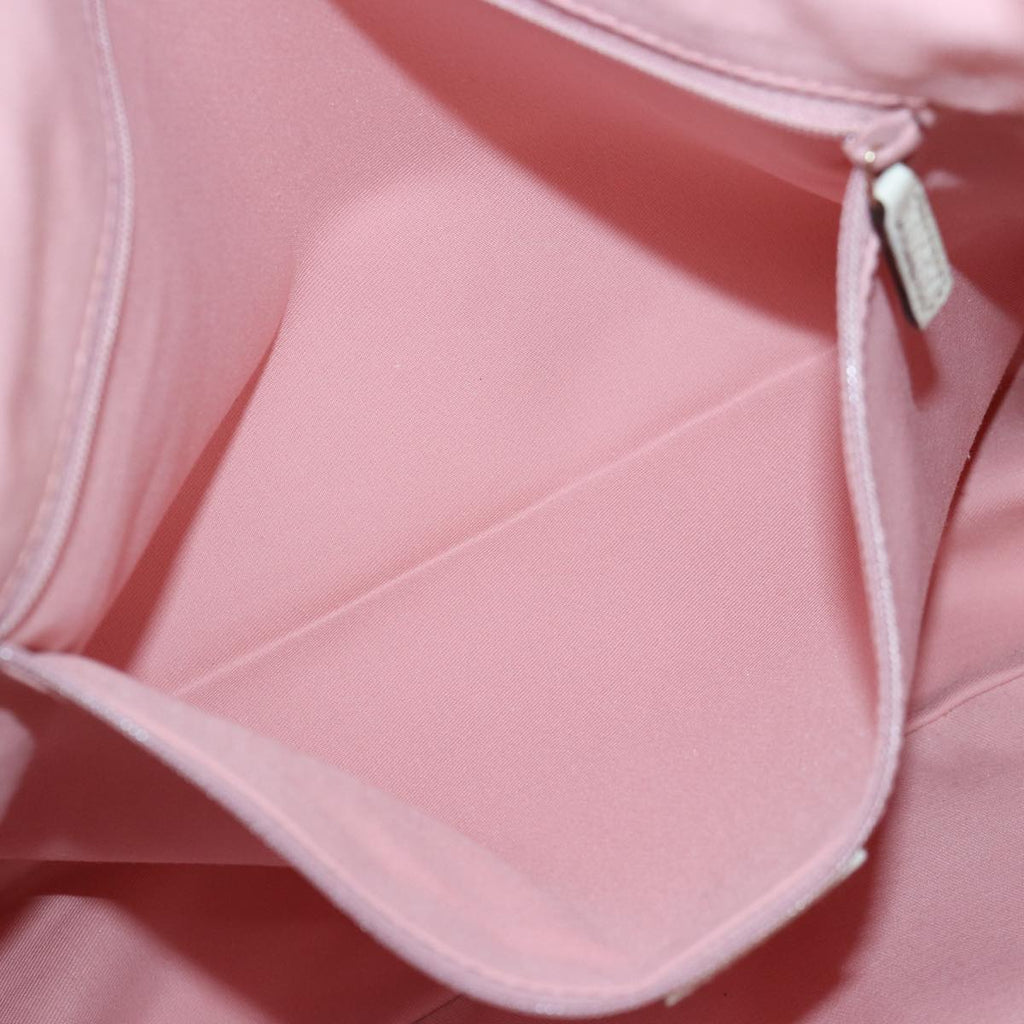 GUCCI GG Canvas Shoulder Bag Pink White Silver 153025 ki4845