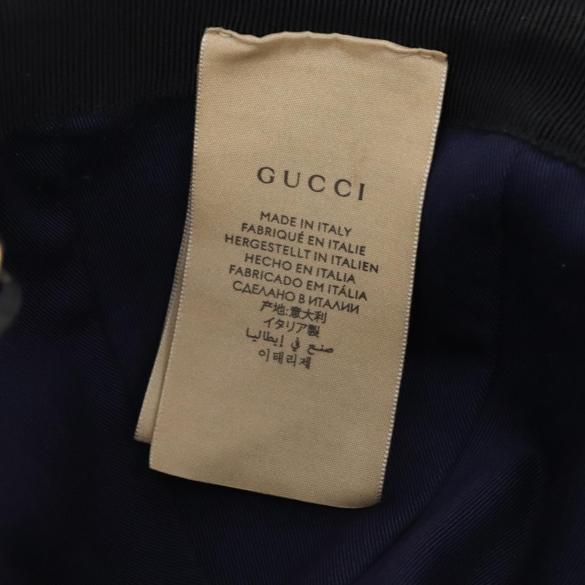 GUCCI GG Canvas Sherry Line Baseball Cap XL Red Navy 696845 ki4846