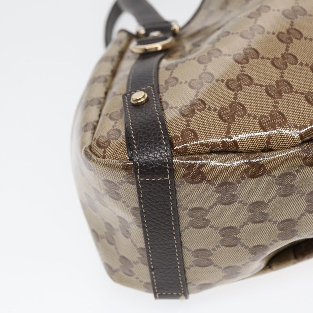 GUCCI GG Crystal Tote Bag Gold Beige 293578 ki4856A