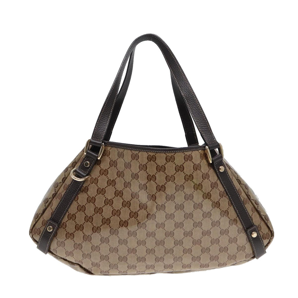 GUCCI GG Crystal Tote Bag Gold Beige 293578 ki4856A