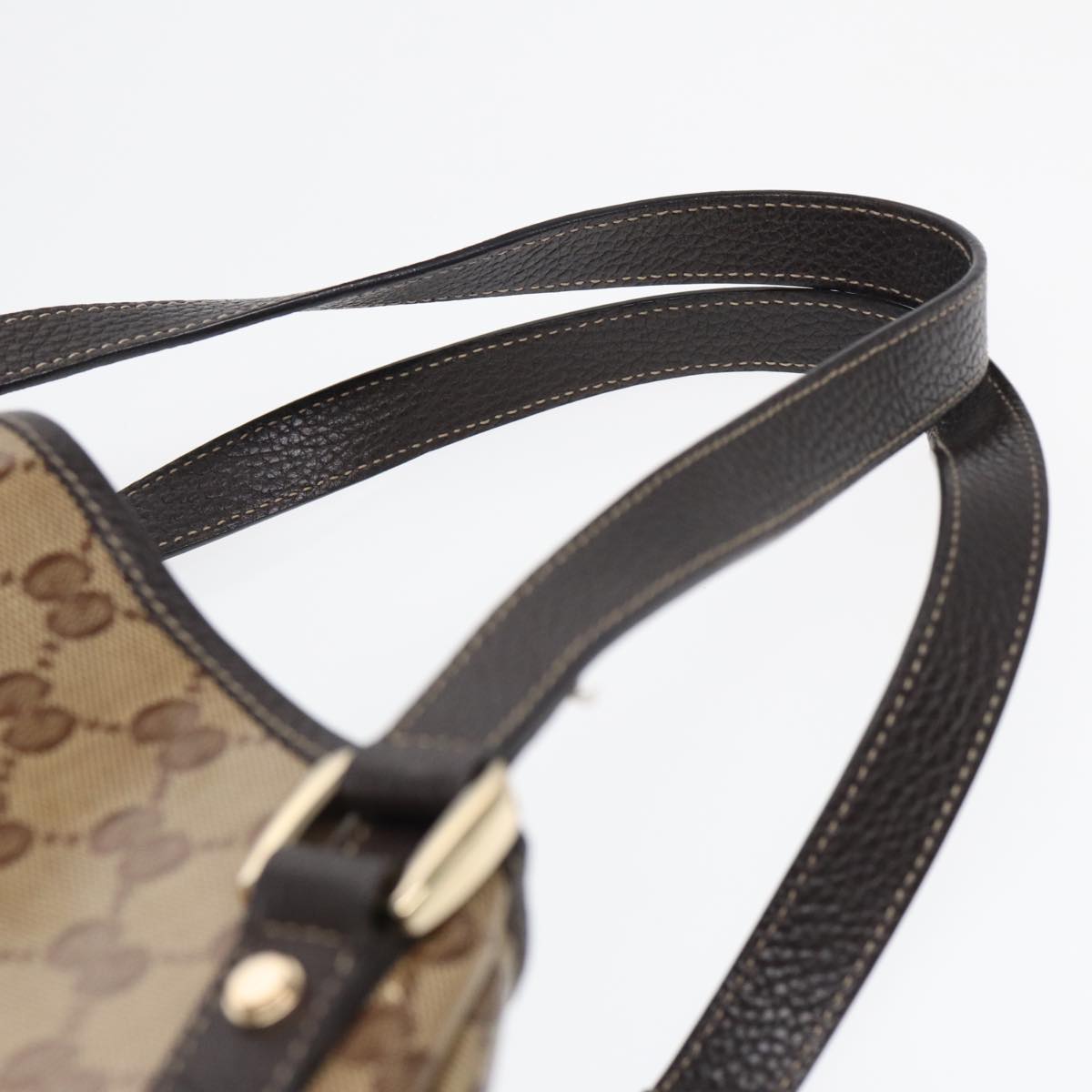 GUCCI GG Crystal Tote Bag Gold Beige 293578 ki4856A