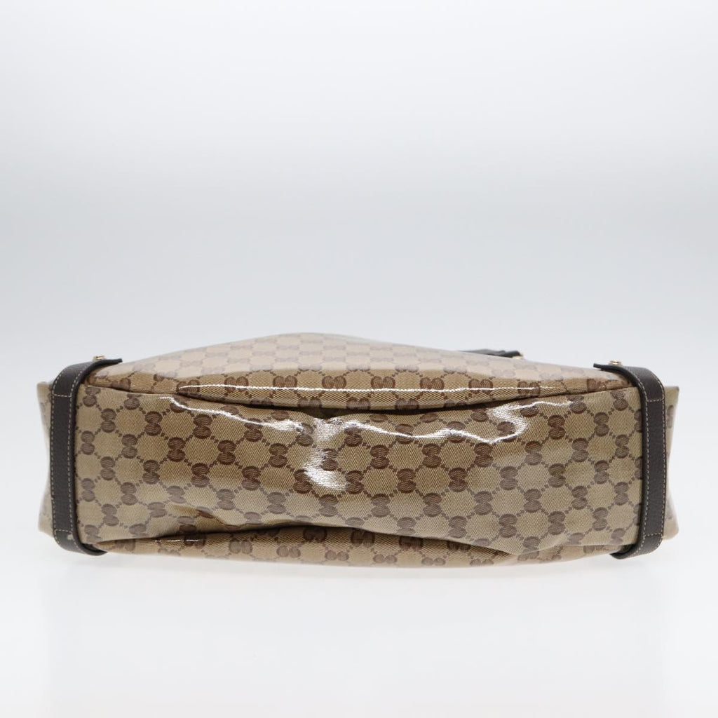 GUCCI GG Crystal Tote Bag Gold Beige 293578 ki4856A