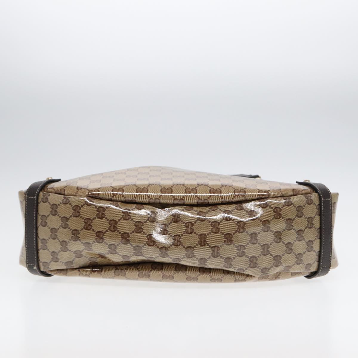 GUCCI GG Crystal Tote Bag Gold Beige 293578 ki4856A