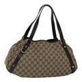 GUCCI GG Canvas Tote Bag Gold Beige 130736 ki4869
