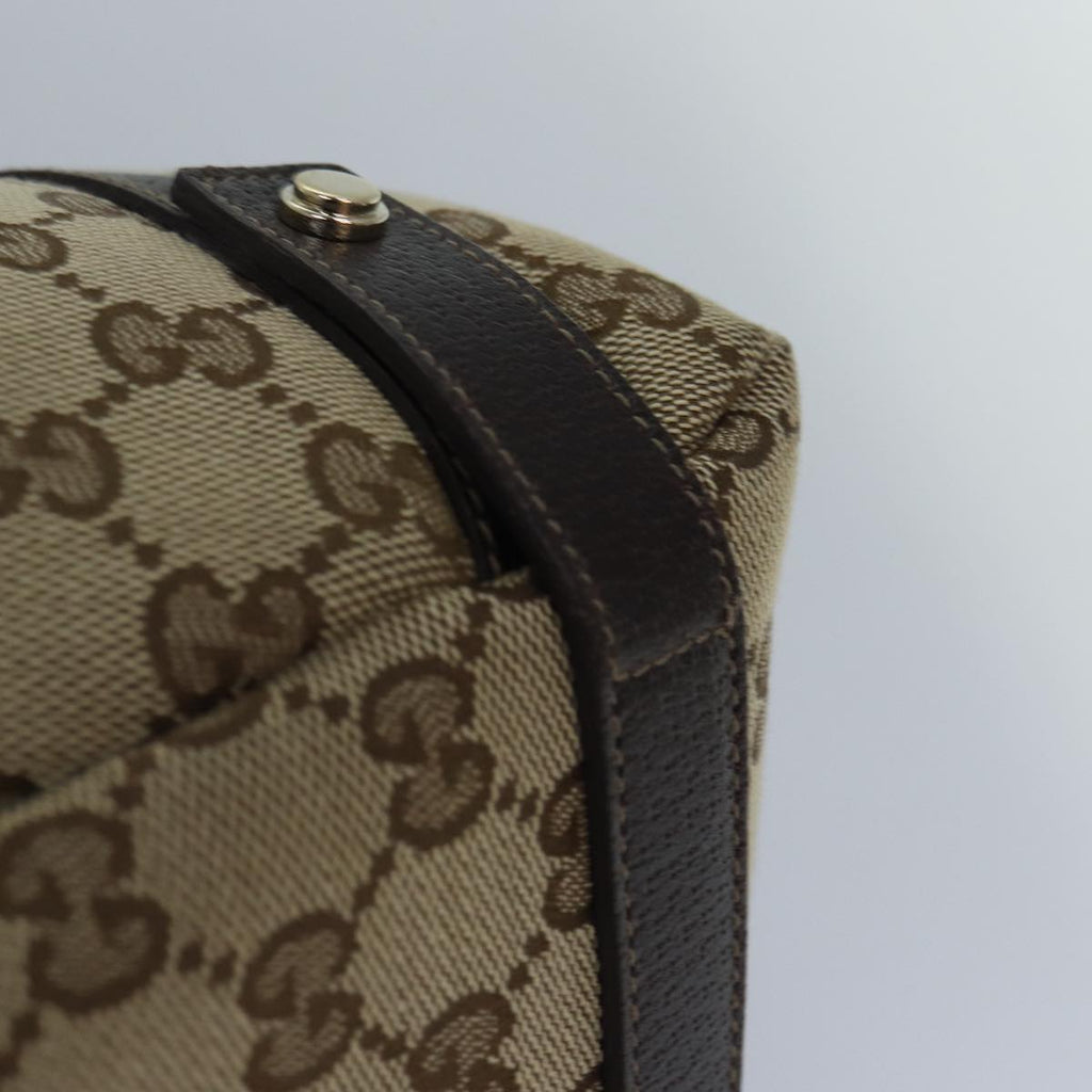 GUCCI GG Canvas Tote Bag Gold Beige 130736 ki4869