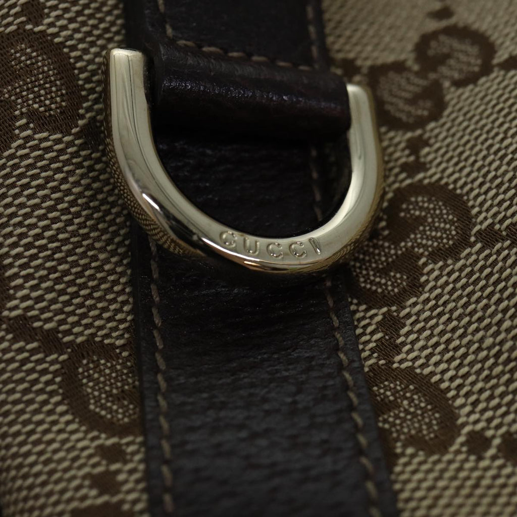 GUCCI GG Canvas Tote Bag Gold Beige 130736 ki4869