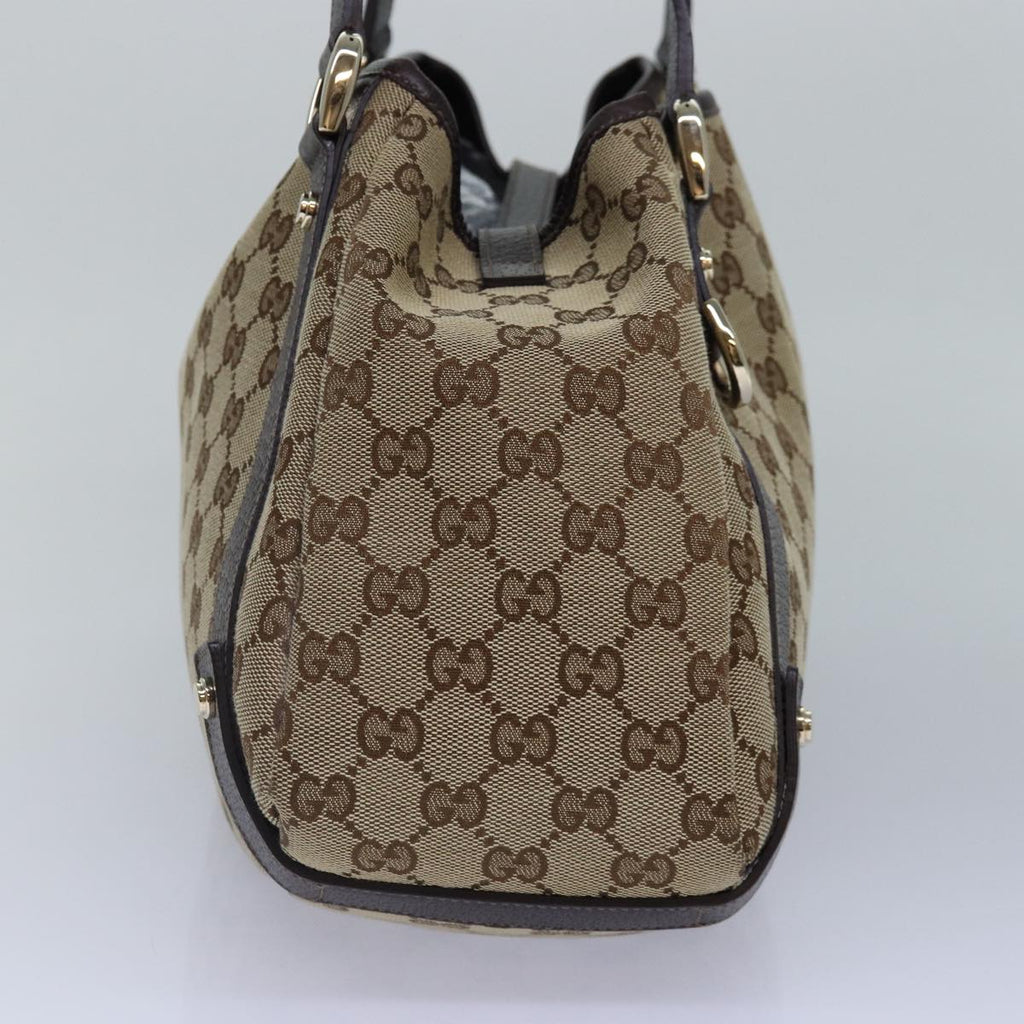 GUCCI GG Canvas Tote Bag Gold Beige 130736 ki4869