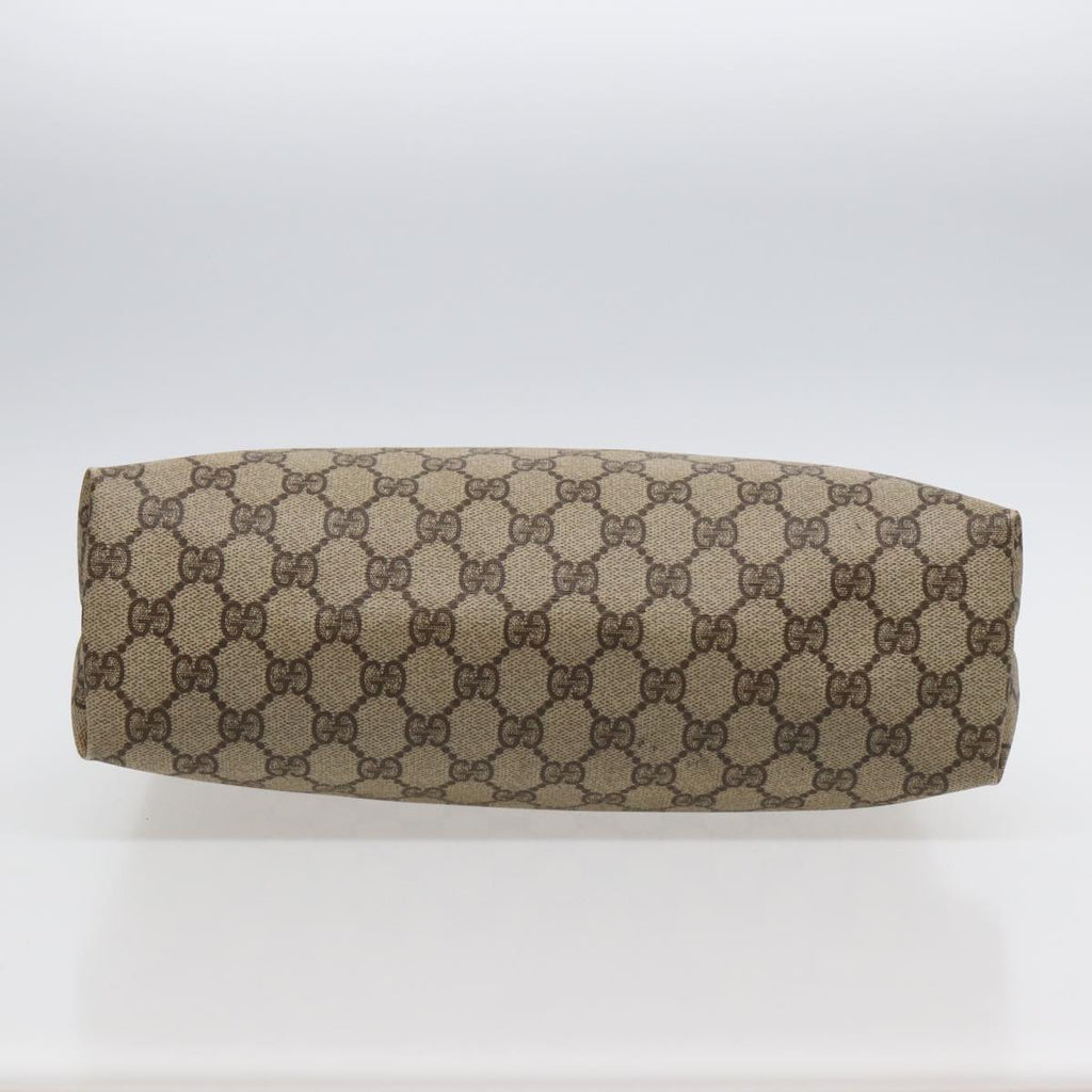 GUCCI GG Supreme Tote Bag PVC Beige Gold 002 615 6130 ki4890