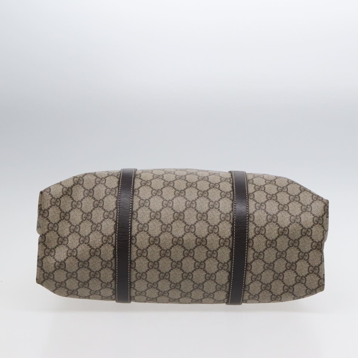 GUCCI GG Supreme Tote Bag PVC Beige Gold 223668 ki4895