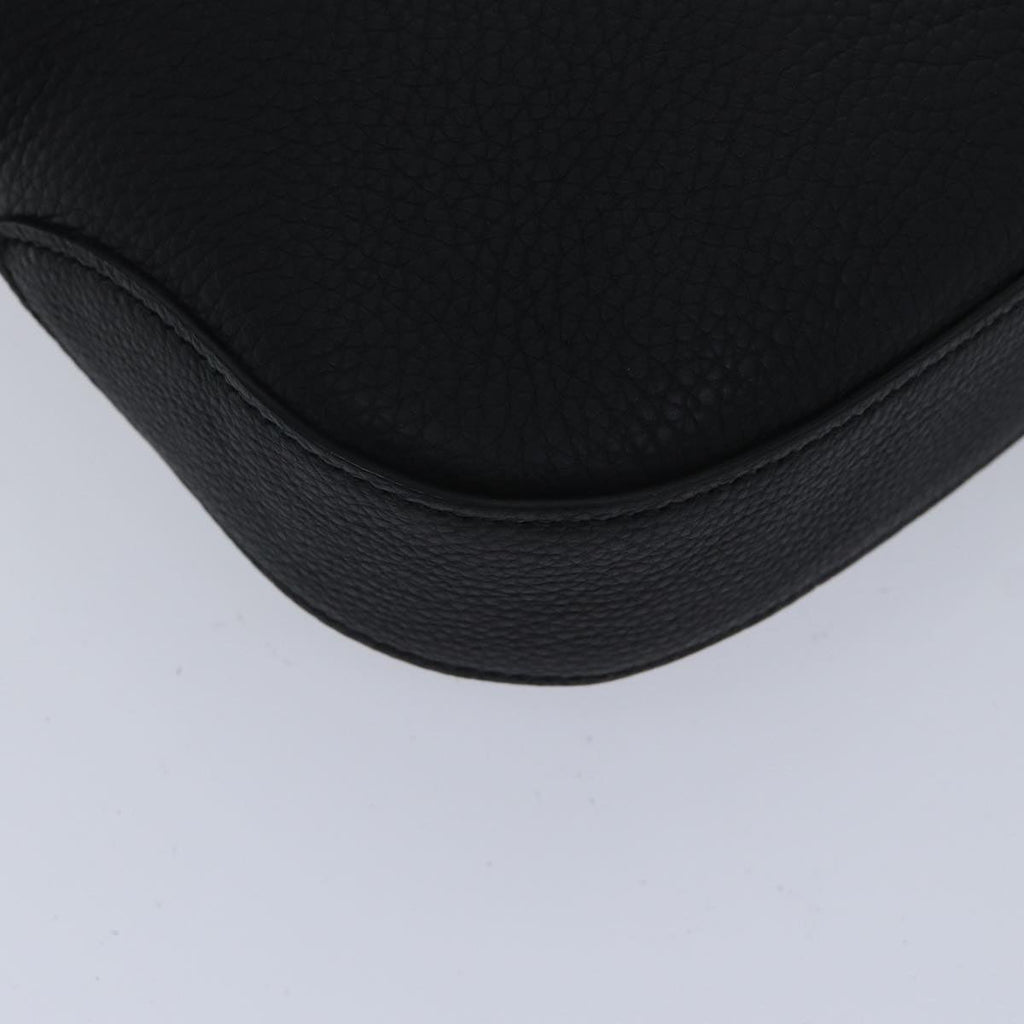 GUCCI New Jackie Shoulder Bag Leather Black ki4908