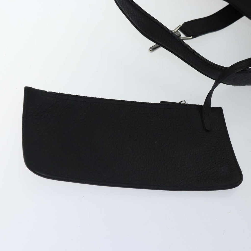 GUCCI New Jackie Shoulder Bag Leather Black ki4908
