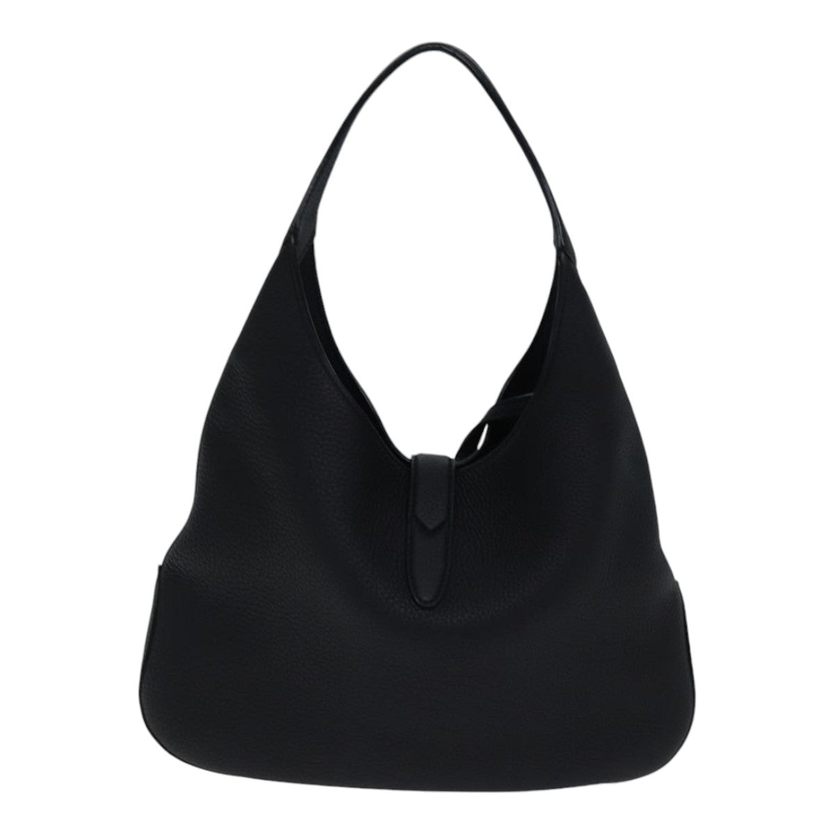 GUCCI New Jackie Shoulder Bag Leather Black ki4908