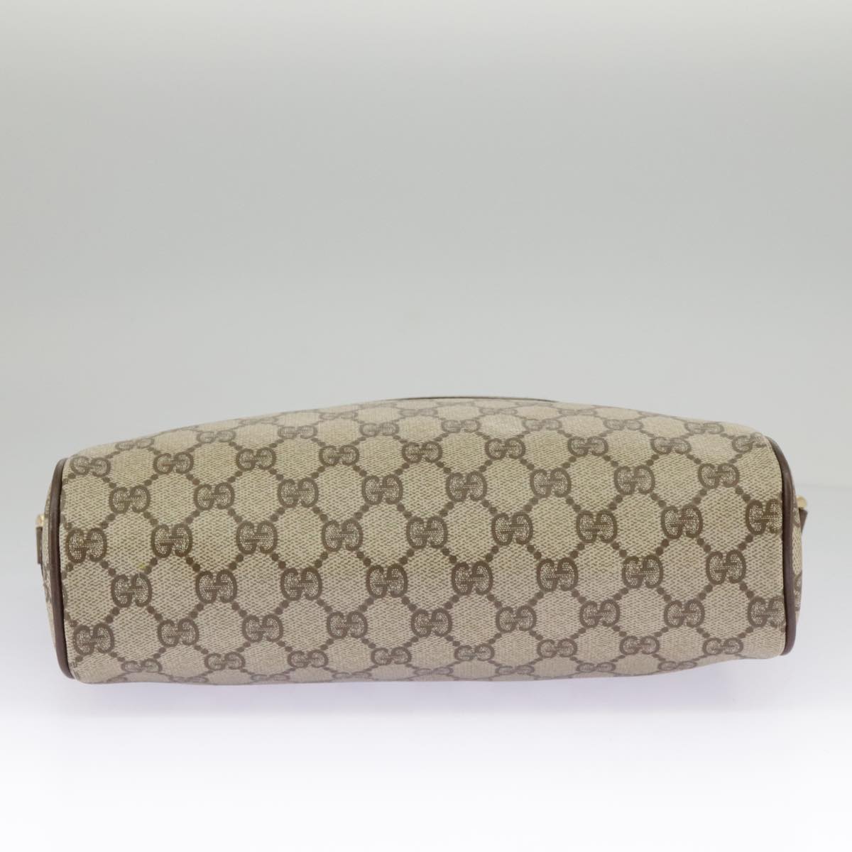 GUCCI GG Supreme Web Sherry Line Shoulder Bag PVC Beige 56 02 088 ki5034