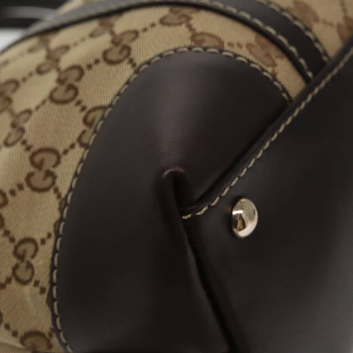GUCCI GG Canvas Lovely Tote Bag Beige Gold 257069 ki5044