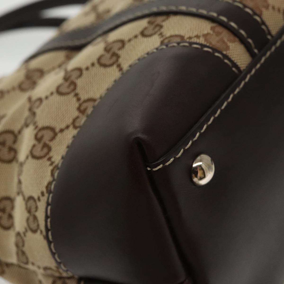 GUCCI GG Canvas Lovely Tote Bag Beige Gold 257069 ki5044