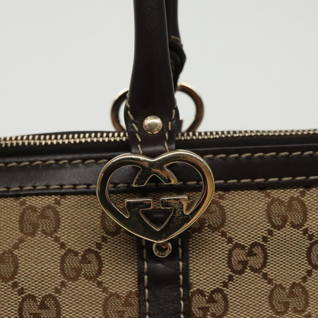 GUCCI GG Canvas Lovely Tote Bag Beige Gold 257069 ki5044