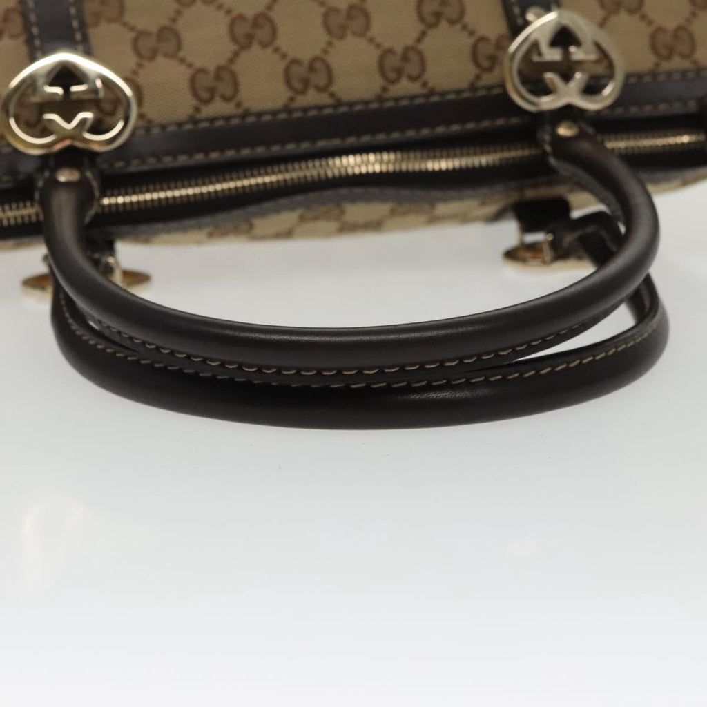 GUCCI GG Canvas Lovely Tote Bag Beige Gold 257069 ki5044