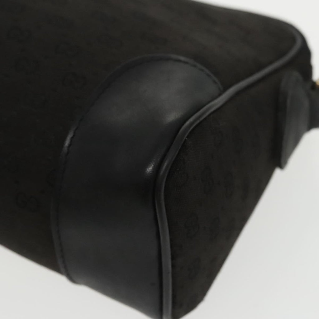 GUCCI Micro GG Canvas Shoulder Bag Black ki5051