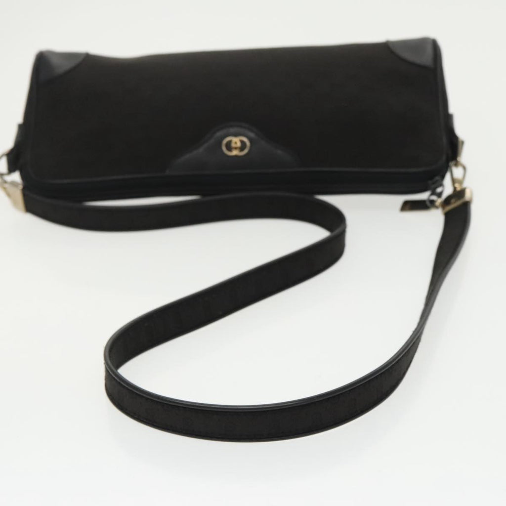 GUCCI Micro GG Canvas Shoulder Bag Black ki5051