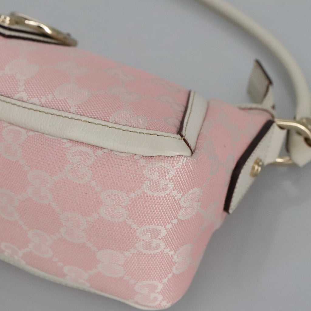 GUCCI GG Canvas Shoulder Bag Pink 130939 ki5065
