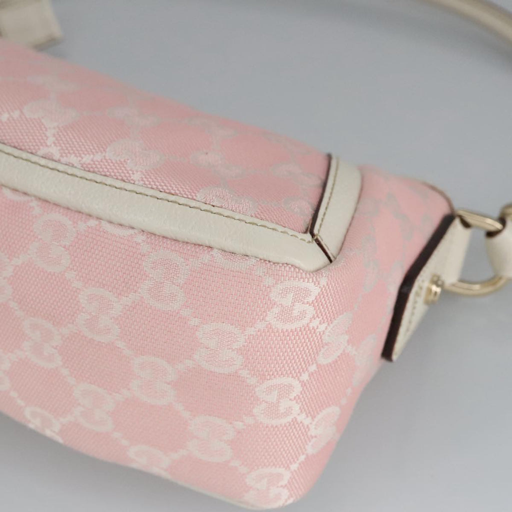 GUCCI GG Canvas Shoulder Bag Pink 130939 ki5065