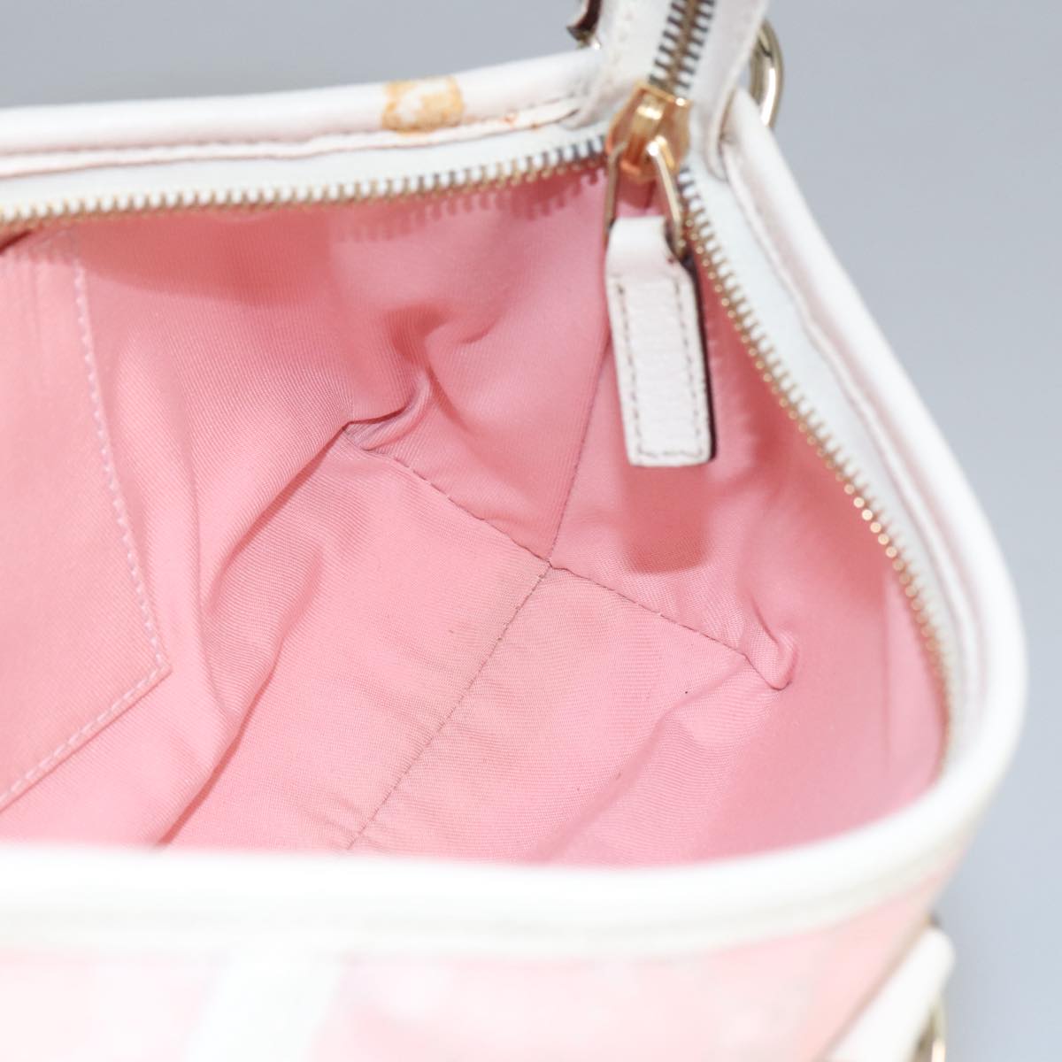 GUCCI GG Canvas Shoulder Bag Pink 130939 ki5065