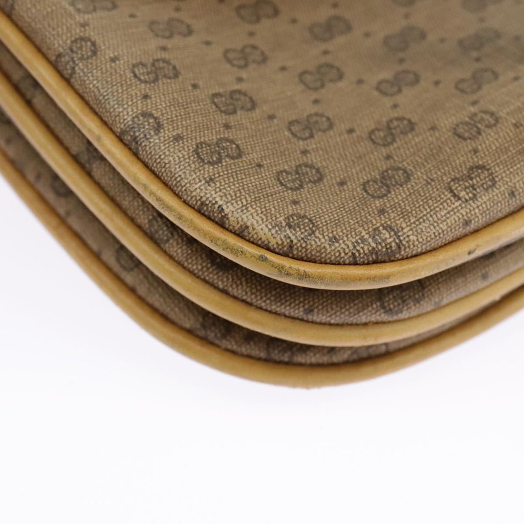 GUCCI Micro GG Supreme Shoulder Bag PVC Beige Gold 004 106 0024 ki5097