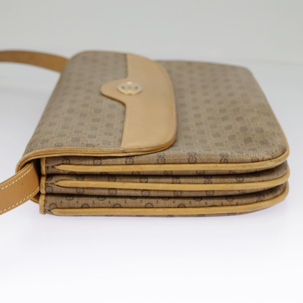 GUCCI Micro GG Supreme Shoulder Bag PVC Beige Gold 004 106 0024 ki5097