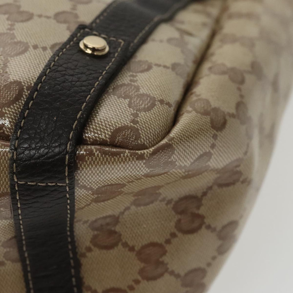 GUCCI GG Crystal Abbey Tote Bag Beige Gold 293578 ki5099