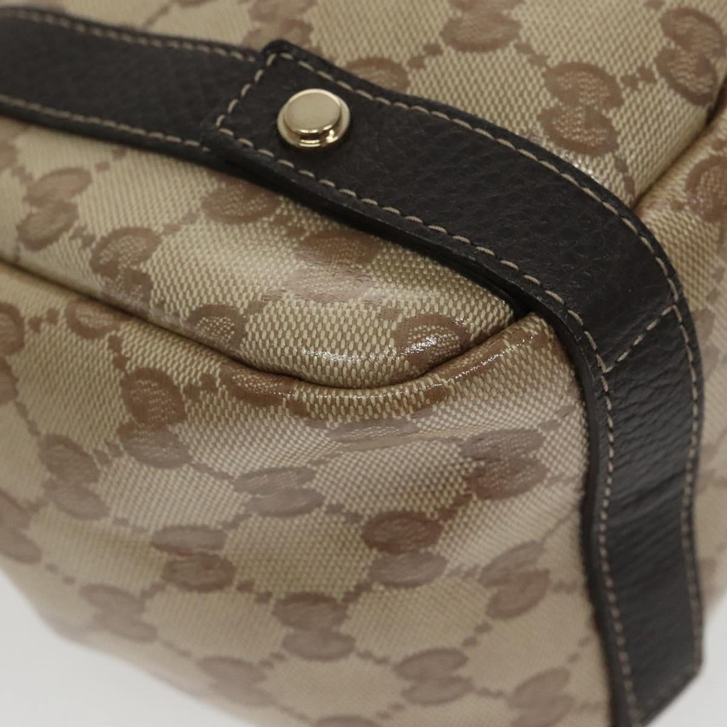 GUCCI GG Crystal Abbey Tote Bag Beige Gold 293578 ki5099