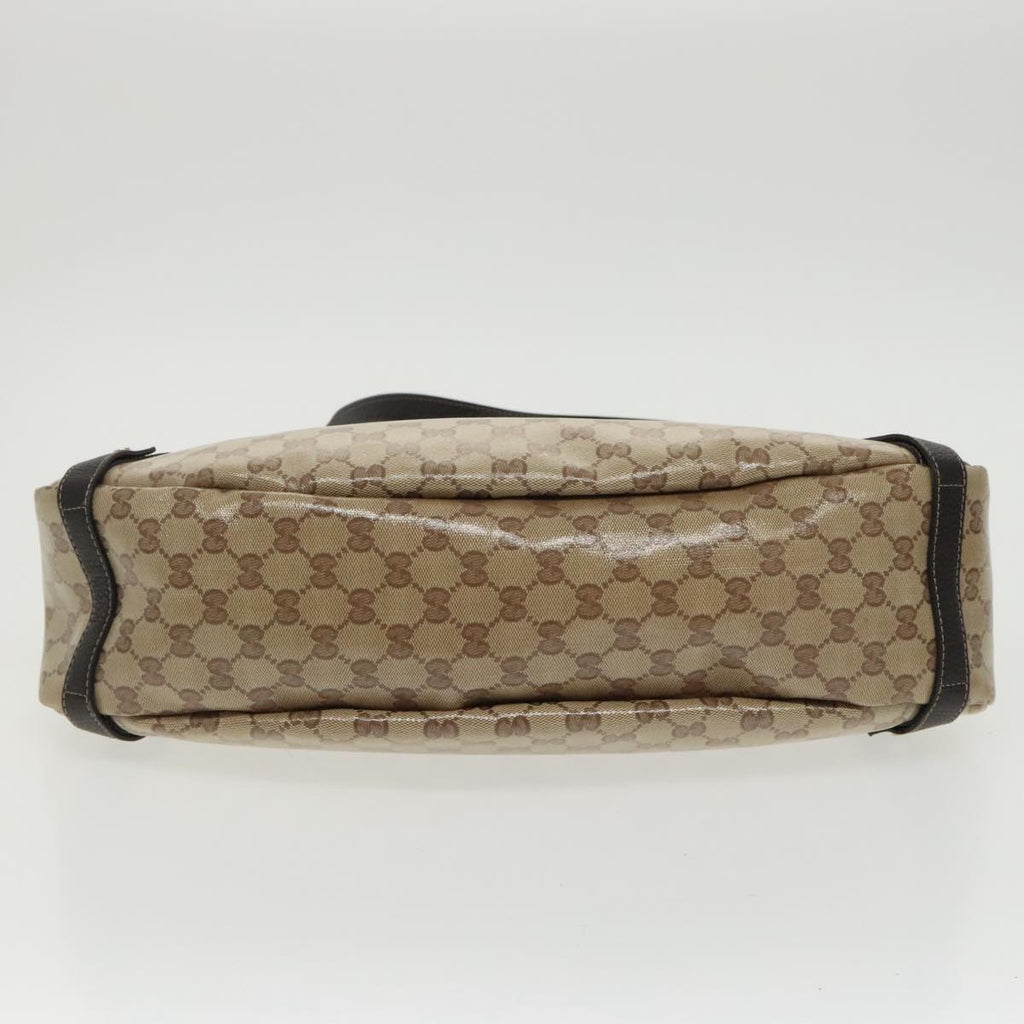 GUCCI GG Crystal Abbey Tote Bag Beige Gold 293578 ki5099