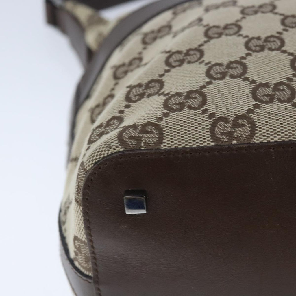 GUCCI GG Canvas Shoulder Bag Beige ki5120