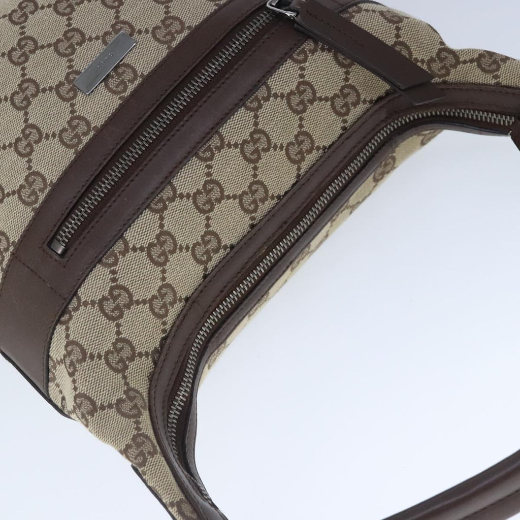GUCCI GG Canvas Shoulder Bag Beige ki5120