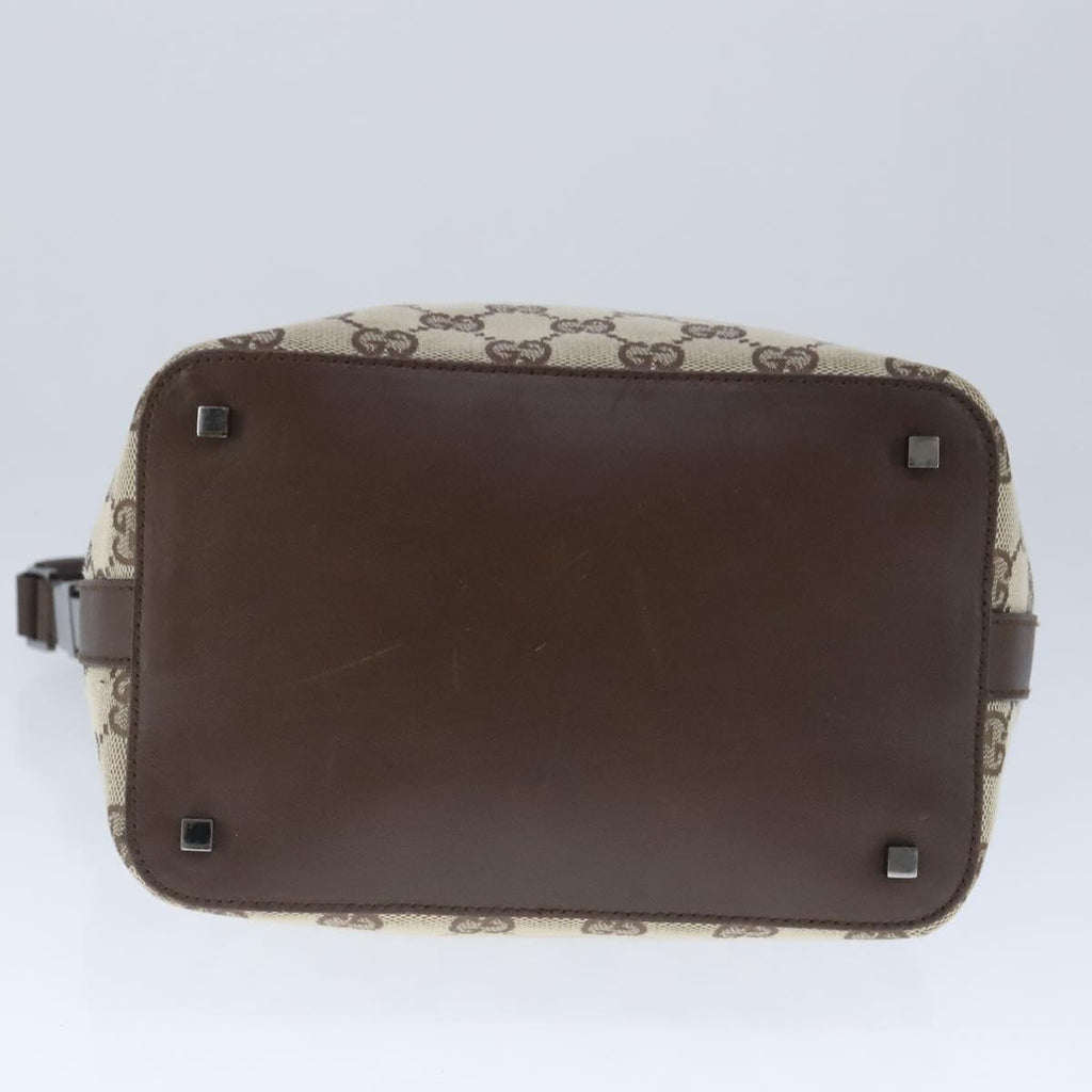 GUCCI GG Canvas Shoulder Bag Beige ki5120