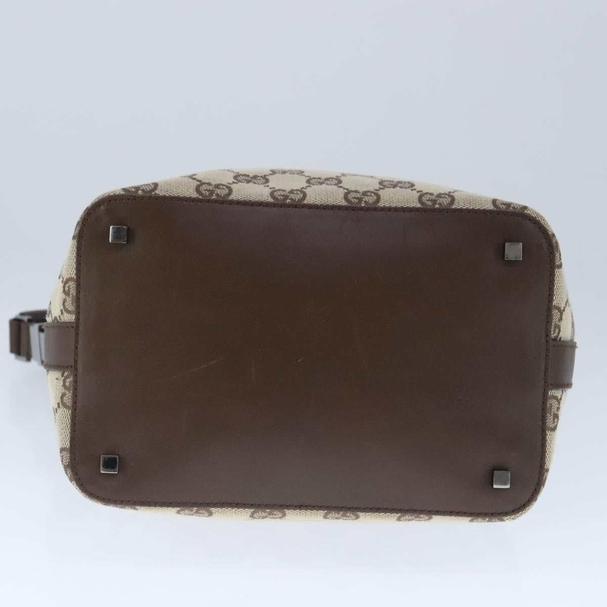 GUCCI GG Canvas Shoulder Bag Beige ki5120
