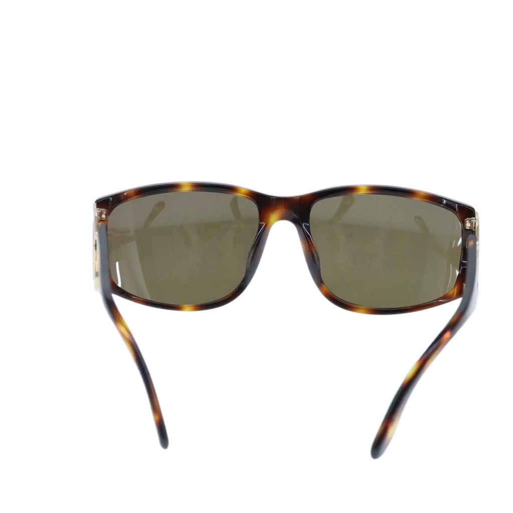 CHANEL Sunglasses plastic Brown CC ki5159