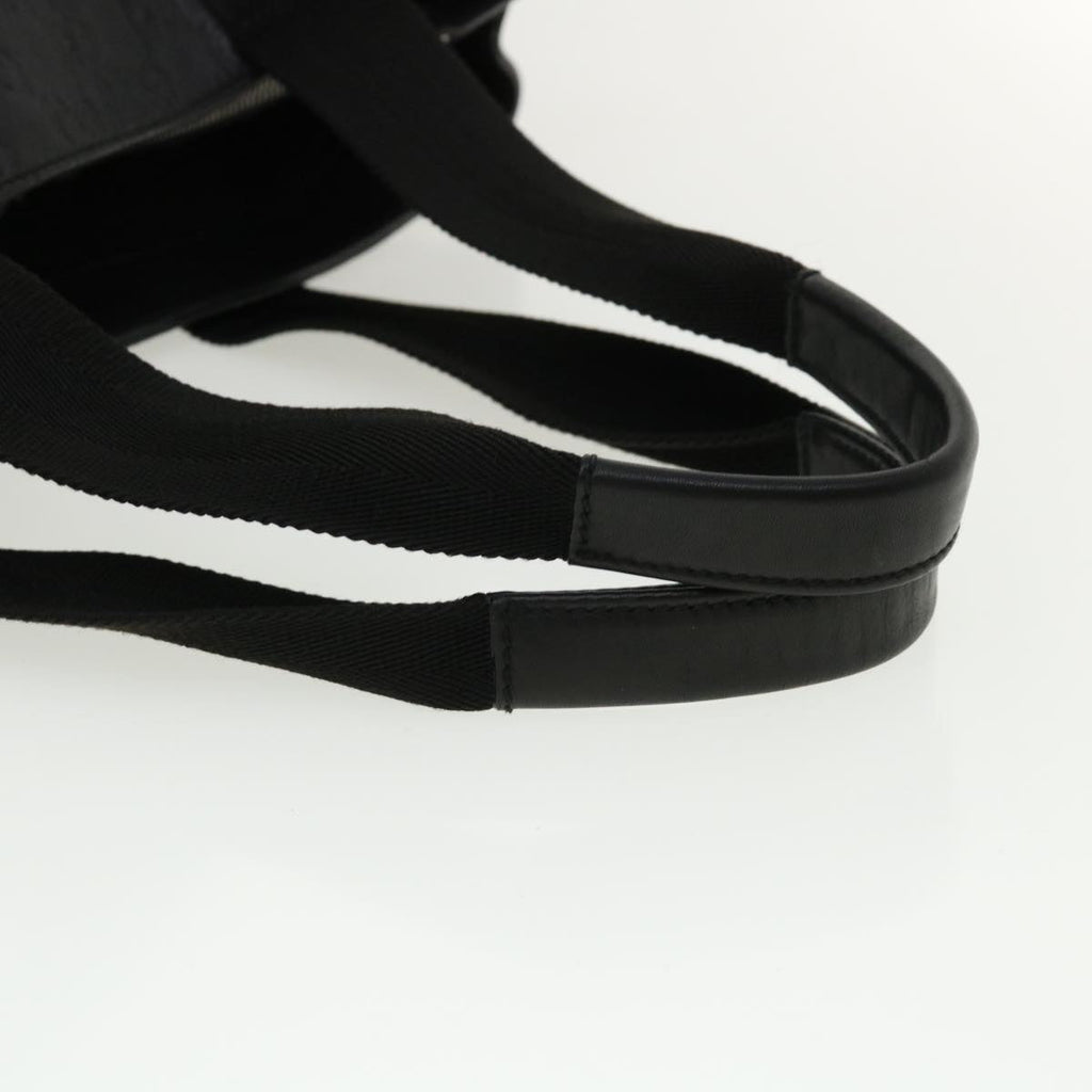GUCCI Guccissima Tote Bag Canvas Leather Black kk141