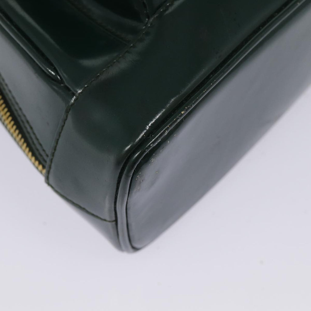 GUCCI Bamboo Body Bag Patent leather Green Gold 003 3444 0127 kk308