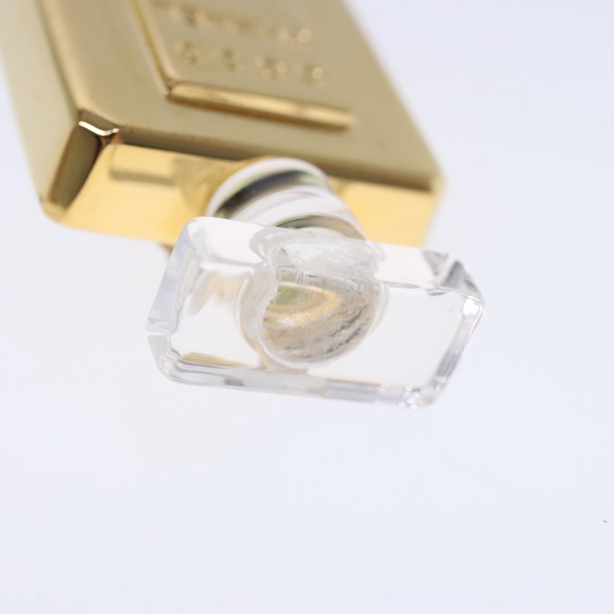 CHANEL Perfume Bottle Earring metal Gold CC kk361