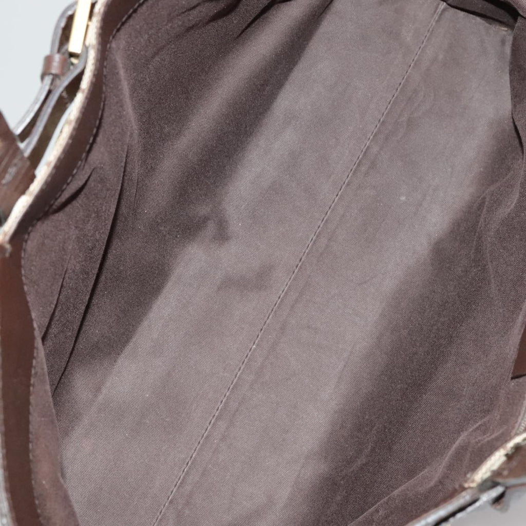 GUCCI GG Canvas Tote Bag Beige Brown Gold 106251 kk371