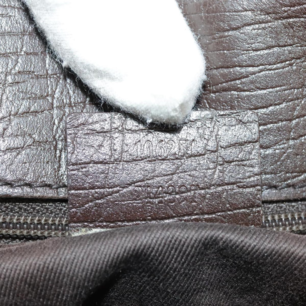 GUCCI GG Canvas Tote Bag Beige Brown Gold 106251 kk371
