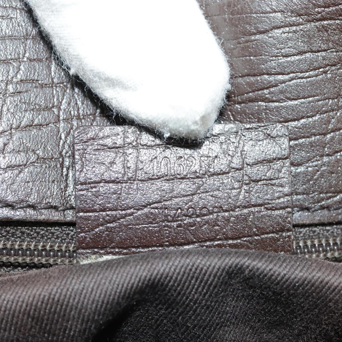 GUCCI GG Canvas Tote Bag Beige Brown Gold 106251 kk371