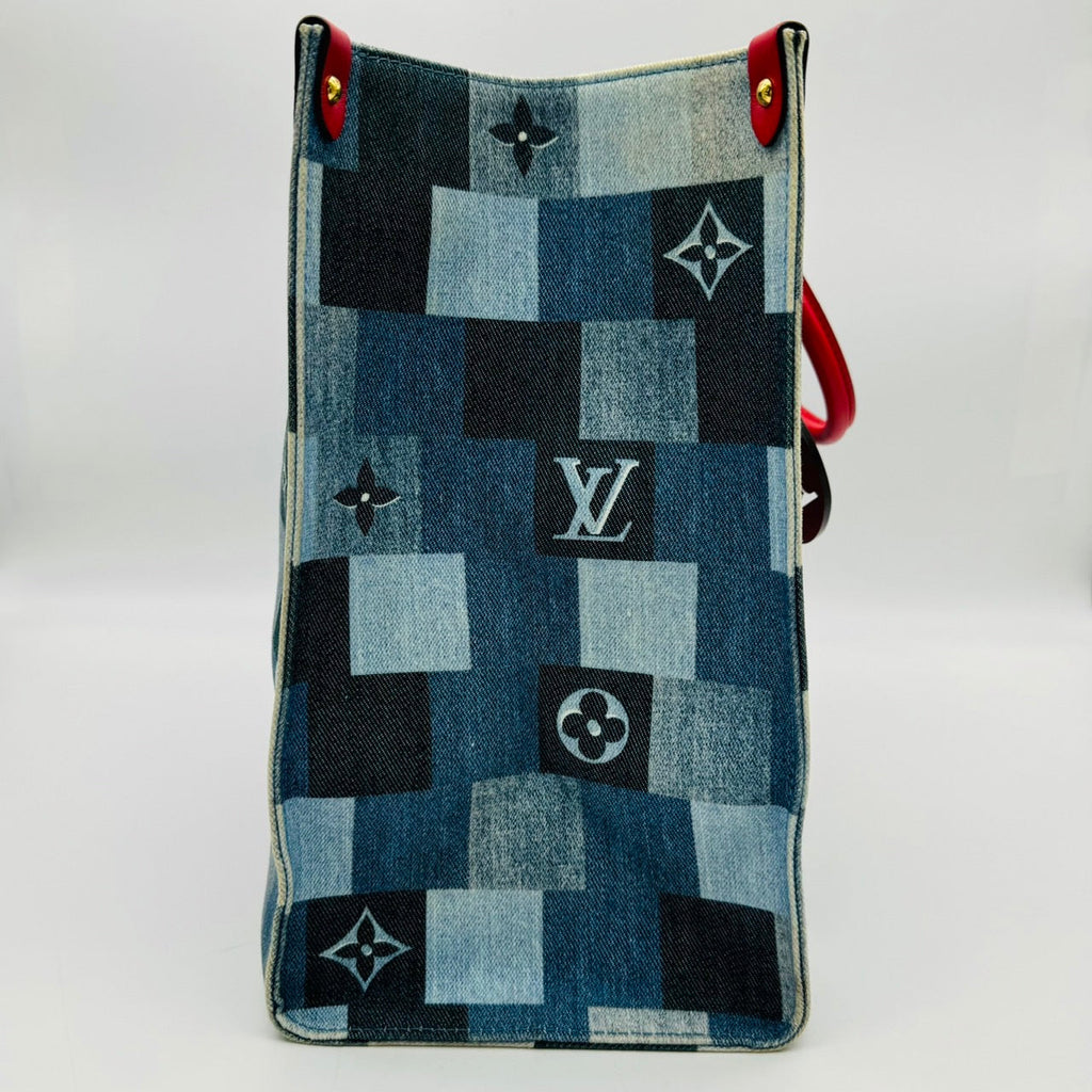 LOUIS VUITTON Monogram Denim On-The-Go GM OTG M44992