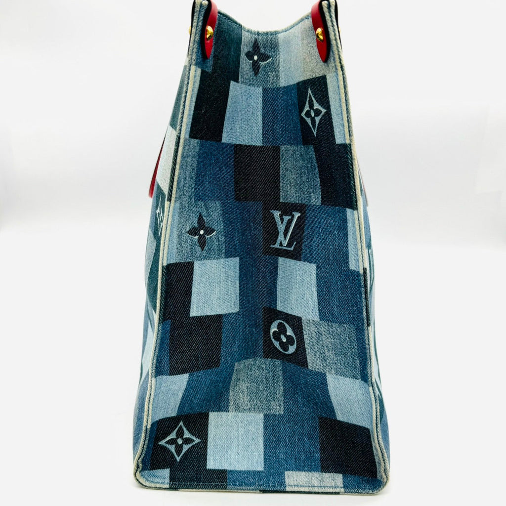 LOUIS VUITTON Monogram Denim On-The-Go GM OTG M44992