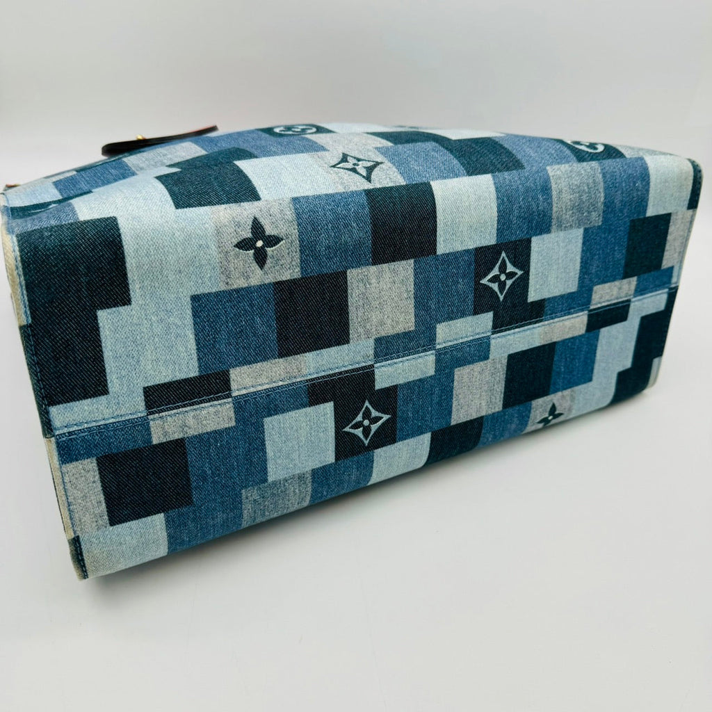LOUIS VUITTON Monogram Denim On-The-Go GM OTG M44992