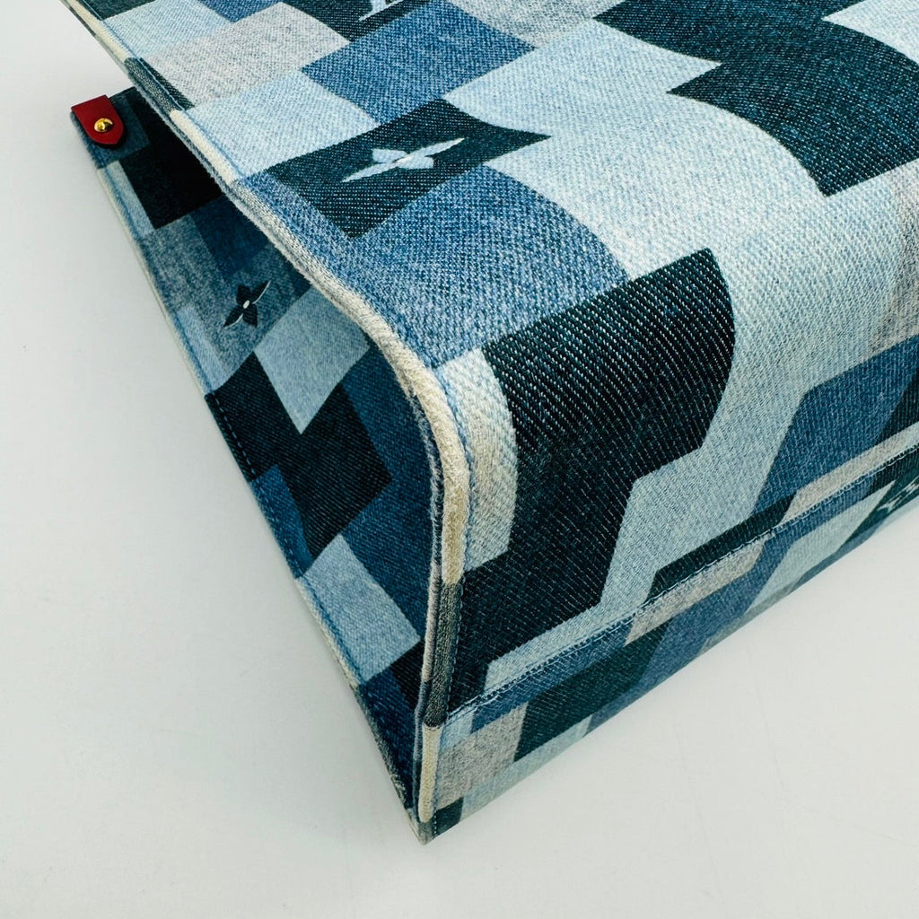 LOUIS VUITTON Monogram Denim On-The-Go GM OTG M44992